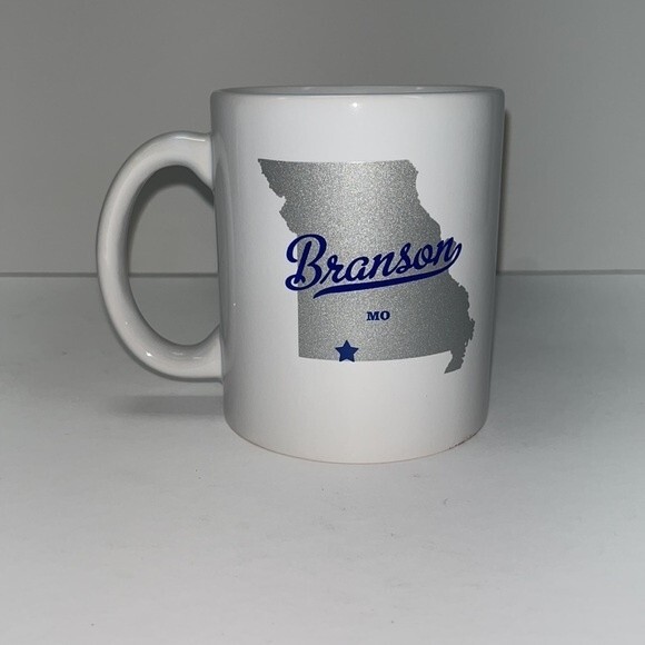 Branson Missouri Souvenir Ceramic Coffee Mug Tea Cup 12 Oz - Picture 1 of 9